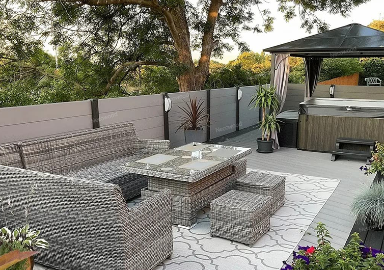 Necowood lanseeraa WPC-aitapaneelit tyylikkäisiin ja pitkäikäisiin ulkotiloihin