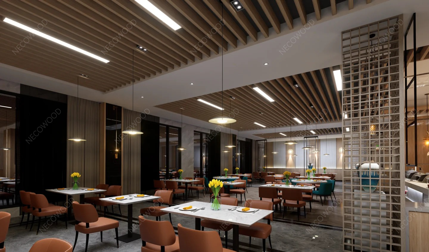 Necowood laajentaa sisäkäyttöön tarkoitettuja WPC-kattoratkaisuja tukemaan kasvavaa markkinoiden kysyntää